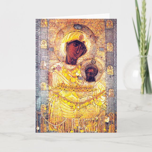 Black Madonna Card (Front)