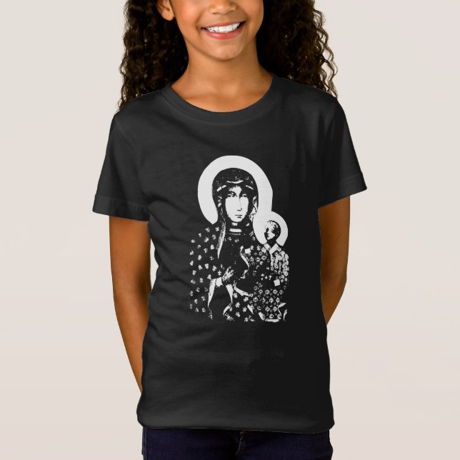 Black Madonna from Czestochowa T-Shirt (Front)