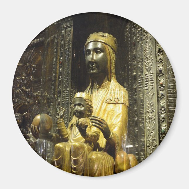 black madonna montserrat magnet (Front)