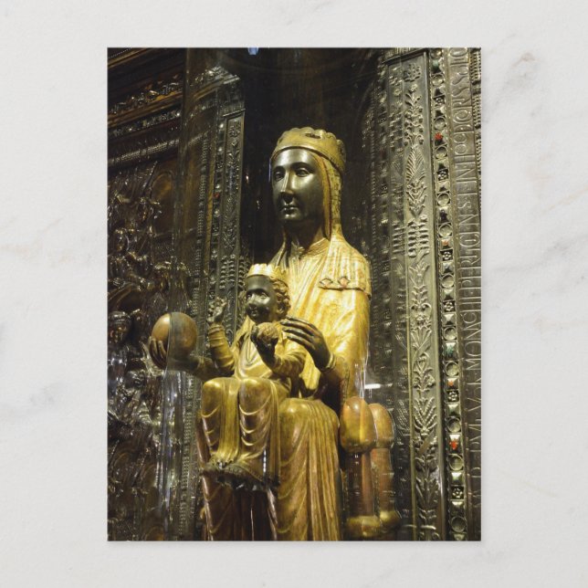 black madonna montserrat postcard (Front)