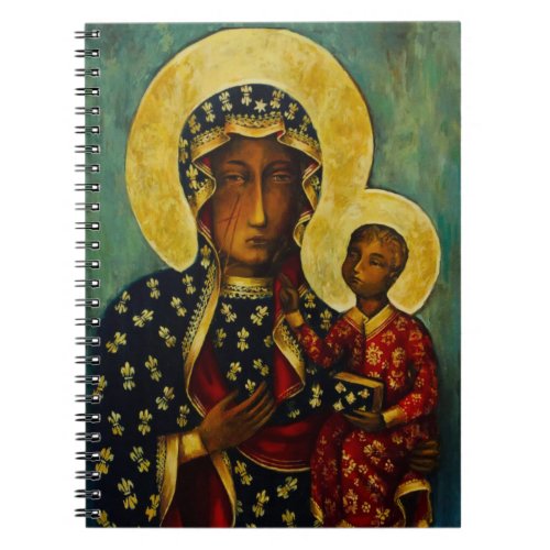 Black Madonna of Częstochowa Notebook