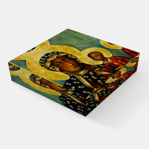 Black Madonna of Częstochowa Paperweight