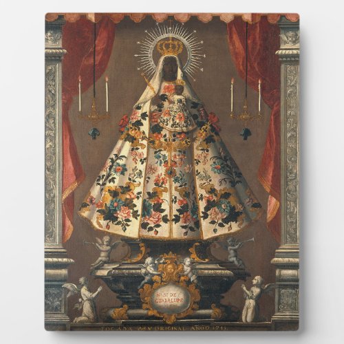 Black Madonna Painting 1745 Plaque