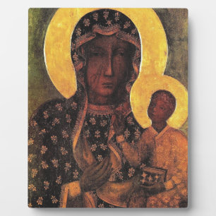 Black Madonna Poland Our Lady Of Czestochowa Plaque