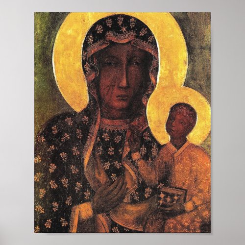 Black Madonna Poland Our Lady Of Czestochowa Poster