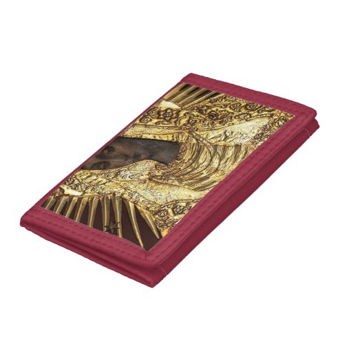 Black Madonna Poland Our Lady of Grace Of The Gate Trifold Wallet