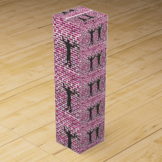 Black Magic Hollyhock by Yeshaya Dank Wood Wall Ar Wine Box