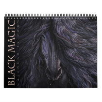 Black Magic Horse Calendar