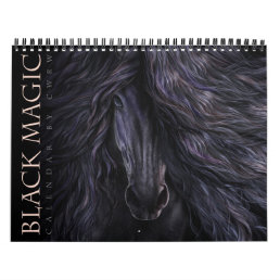 Black Magic Horse Calendar