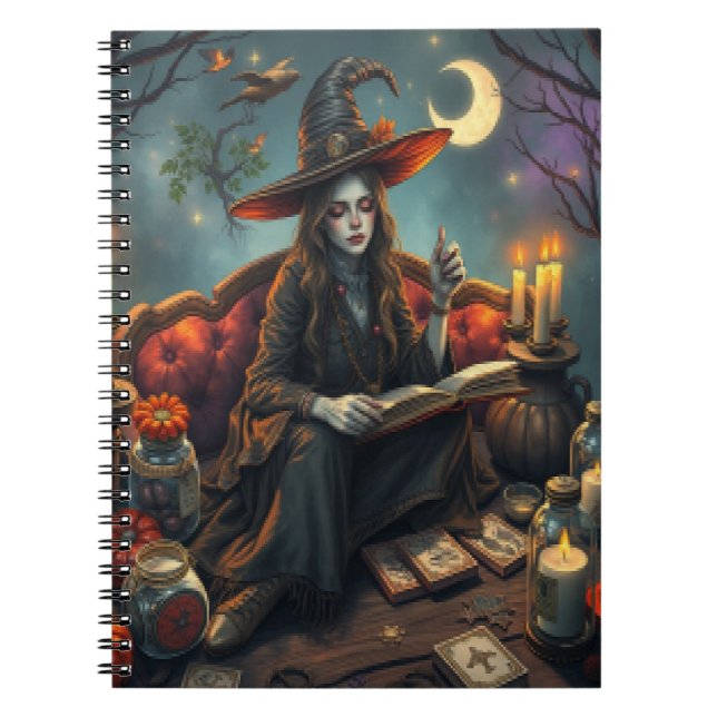 Black magic witch  notebook (Front)