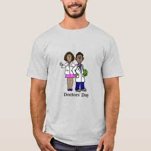 Black Male and Female Doctors T-Shirt