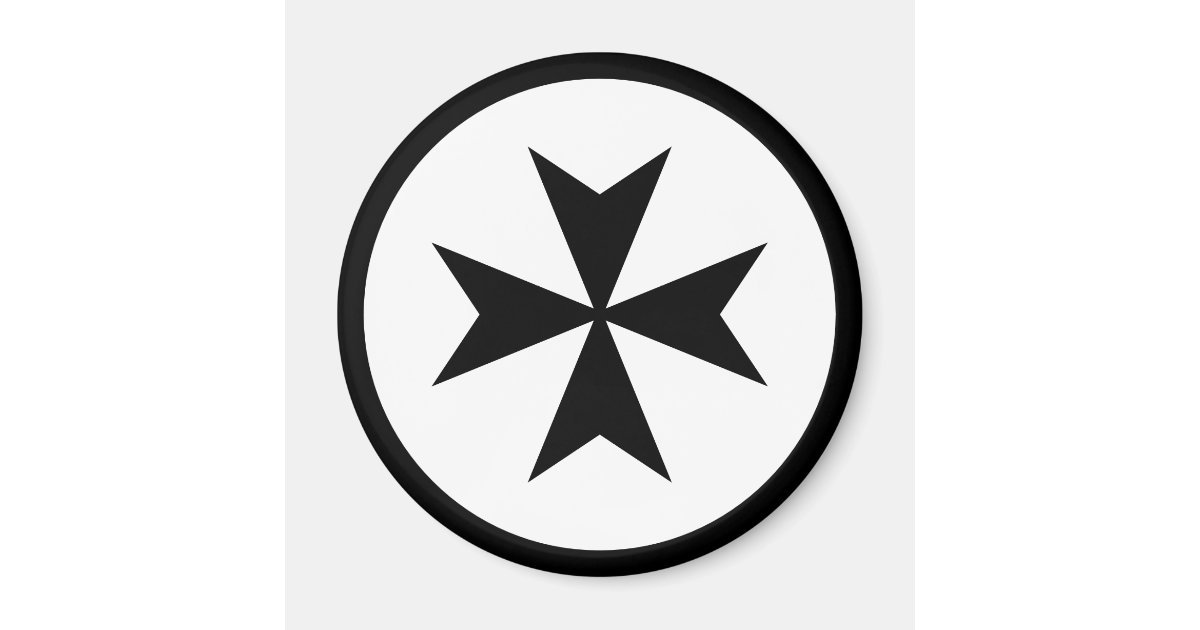 Black Maltese Cross Zazzle