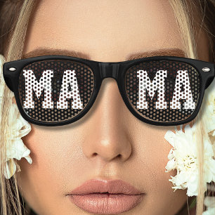 Black Mama Mother's Day Retro Sunglasses