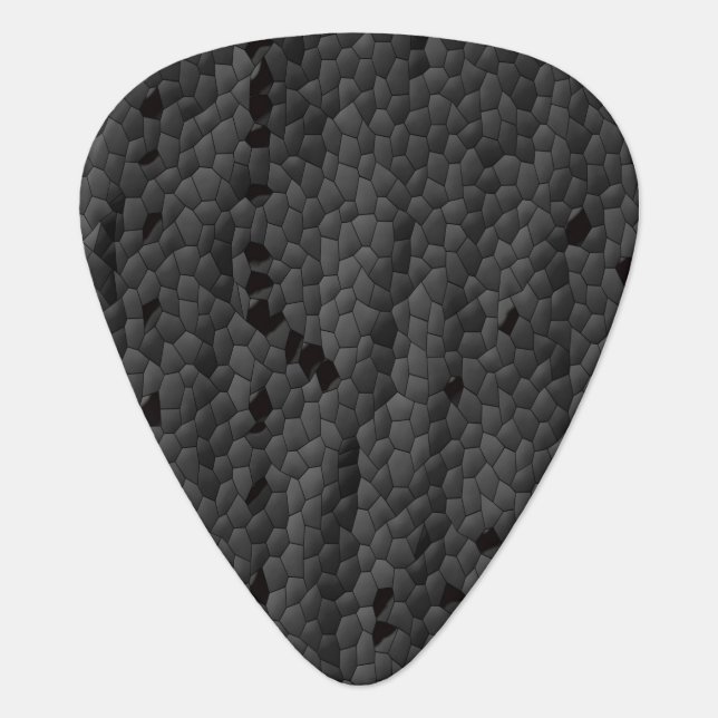 Black Mamba in illustrated,Art Prints, Guitar Pick (Front)