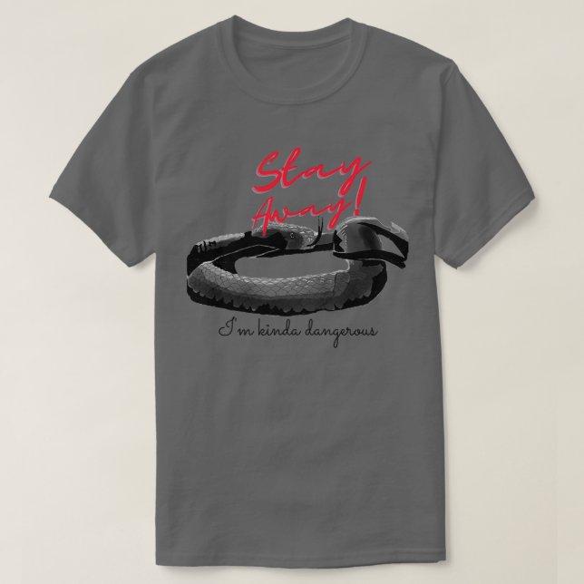 Black Mamba Stay Dangerous  T-Shirt (Design Front)