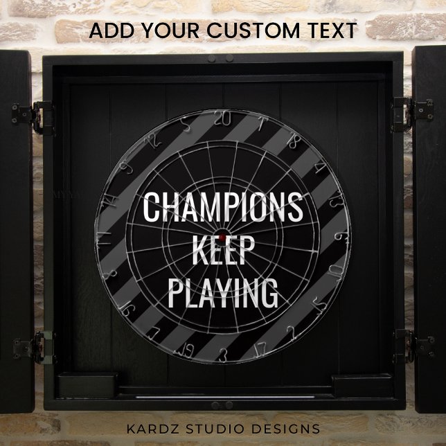 Black Man Cave Quote  Dart Board (Creator Uploaded)