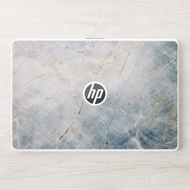 Black  Marbel HP Laptop 15t/15z, HP Laptop Skin (Front)