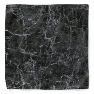 Black marble bandana