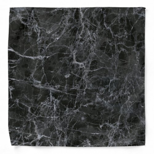 Black marble bandana