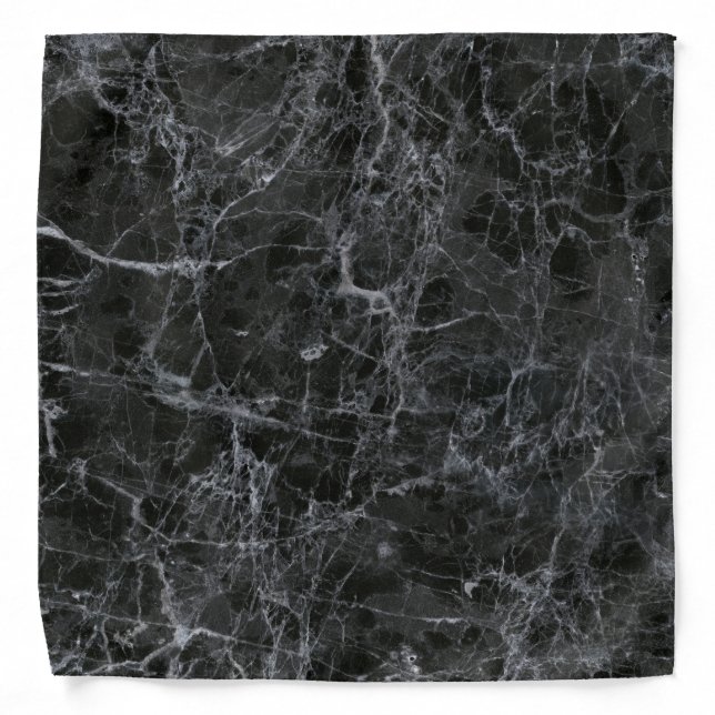 Black marble bandana (Front)