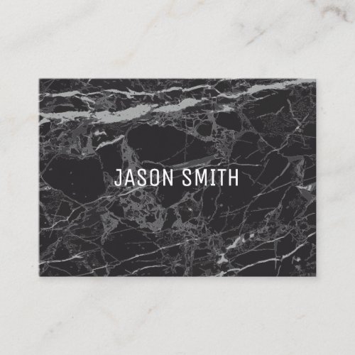 Black Marble Business Card