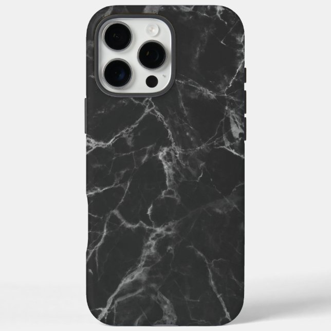 Black Marble Case-Mate iPhone Case (Back)