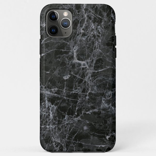 Black marble Case-Mate iPhone case (Back)