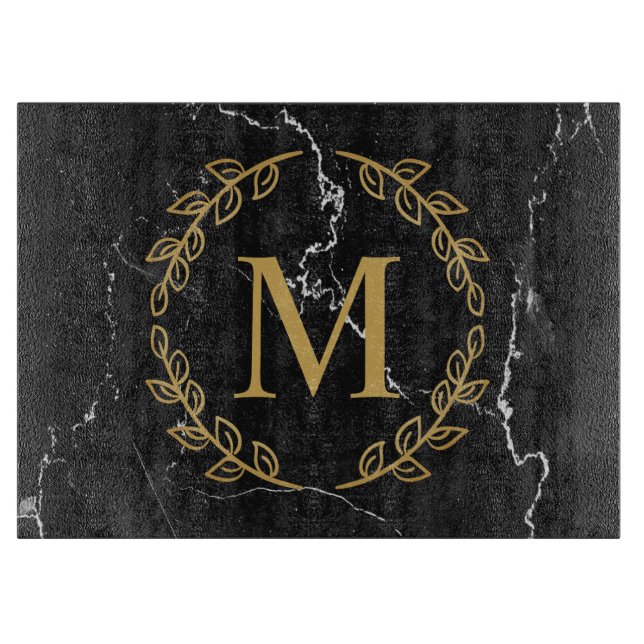 Black Marble Cutting Board (Front)