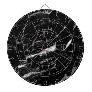 Black Marble Dart Board