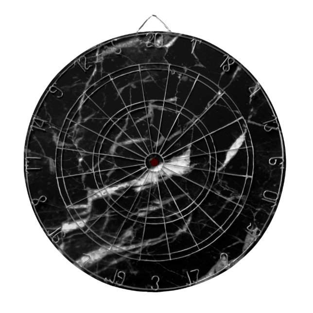 Black Marble Dart Board (Front)