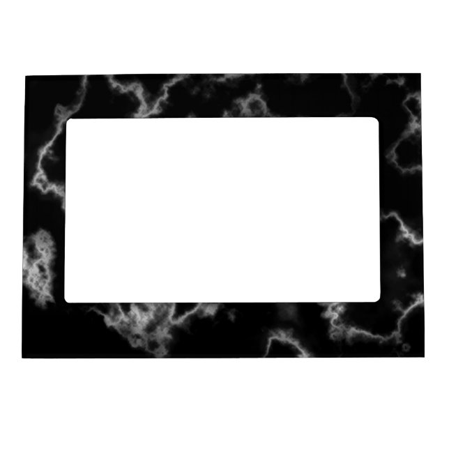 Black Marble design -  Magnetic Frame (Front)