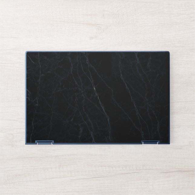 Black Marble Elite Dragonfly Notebook    HP Laptop Skin (Front)