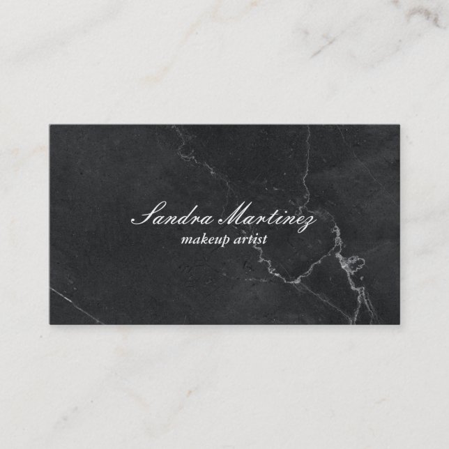 Black Marble | Executive Business Card (Front)