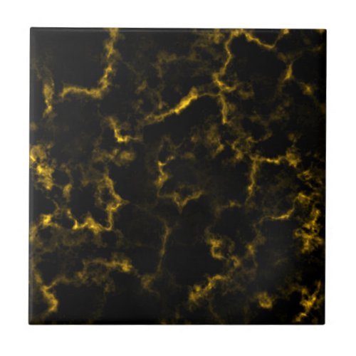  Black Marble Gold Pattern Luxury Texture Ceramic Tile