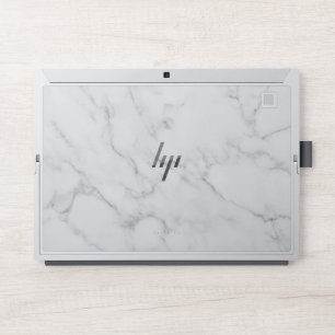 Black Marble HP Elite x2 1013 G3 HP Laptop Skin