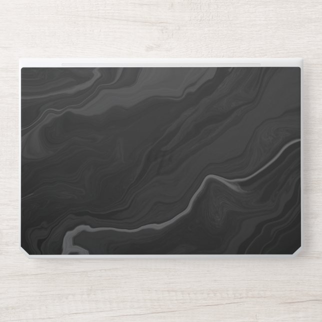 Black Marble HP EliteBook 1050 G1 HP Laptop Skin (Front)
