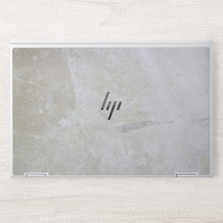 Black marble HP laptop skin
