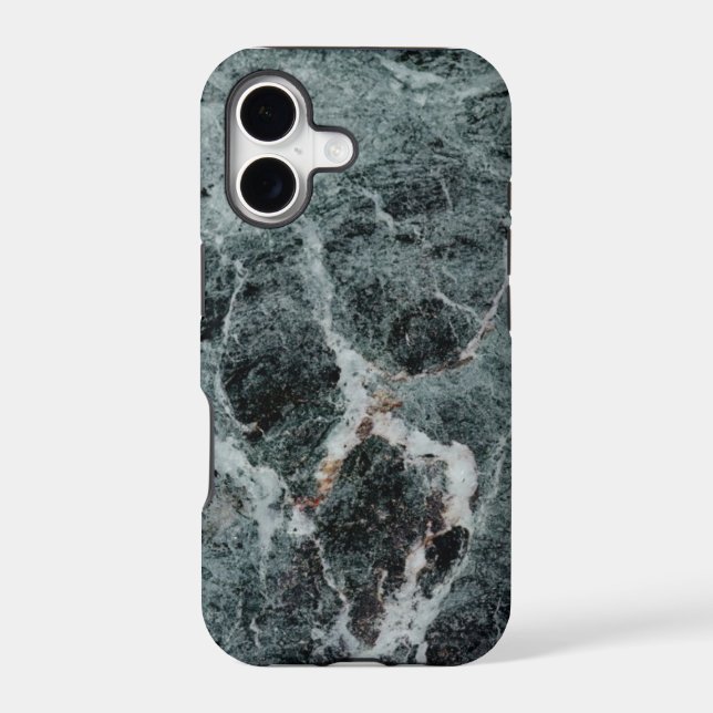 Black Marble Iphone Case (Back)