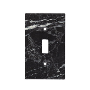 Black Marble Light Switch