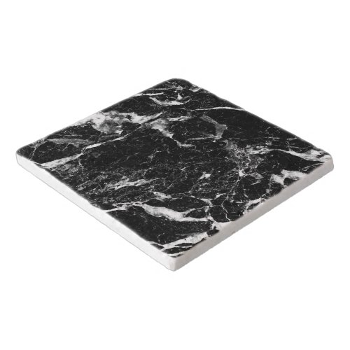 Black Marble Look Pattern Trivet