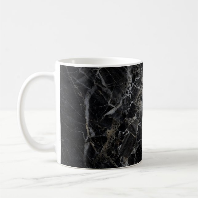 Black Marble Mug (Left)