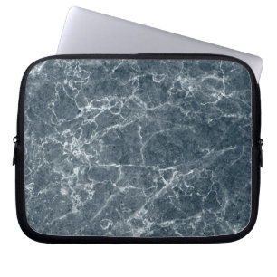 Black marble Neoprene Laptop Sleeve 10 inch