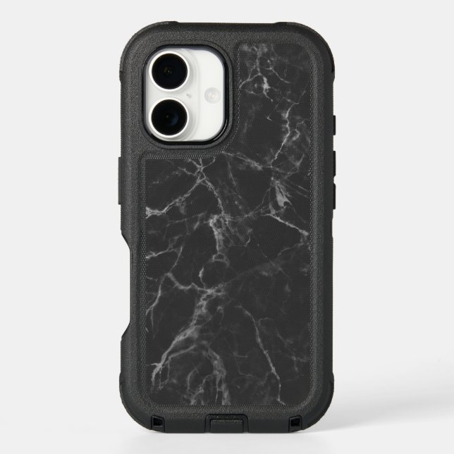 Black Marble Otterbox iPhone Case (Back)