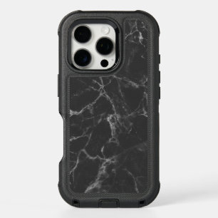 Black Marble iPhone 16 Pro Case