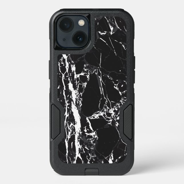 Black Marble Otterbox Samsung Galaxy S7 Case (Back)