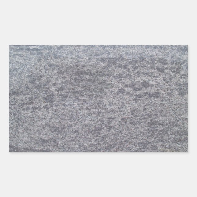 Black Marble Rectangle Sticker (Front)