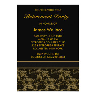 Male Retirement Invitations 7