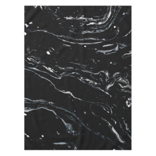 Black Marble Space Tablecloth