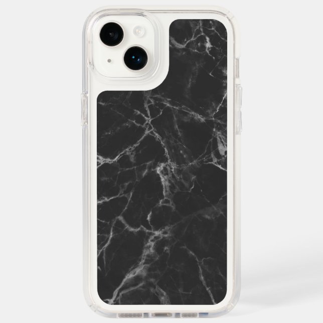 Black Marble Speck iPhone Case (Front)