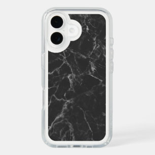 Black Marble iPhone 16 Case